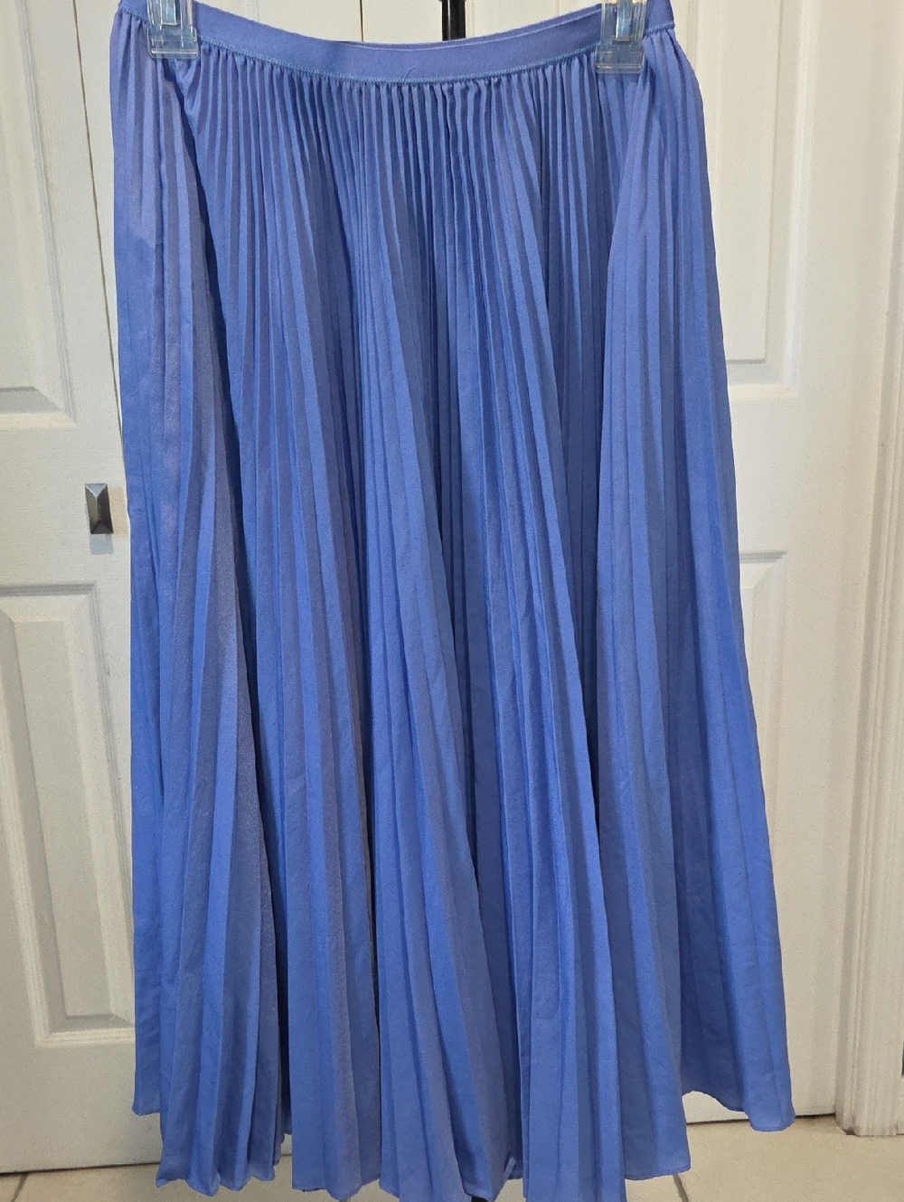 Sz 4 - Polo Ralph Lauren Lavender-Blue Pleated A-Line Skirt